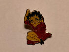 Betty Boop red dress logo Pin badge vintage movie comic RARE