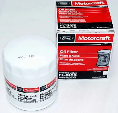 Оригинальный масляный фильтр двигателя Motorcraft FL910S для Ford BE8Z6731AB от оригинального производителя - Изображение 1 из 4
