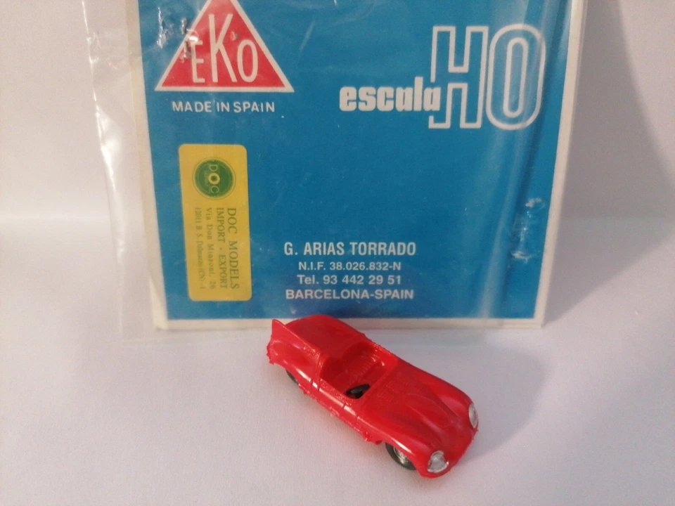 EKO 2100 Jaguar Sport (D-type) ROSSO scala H0   - Immagine 1 di 1