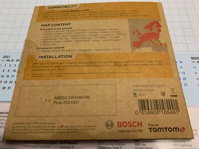 Speicherkarte Navi Ford Fokus MFD 2021 SD-Karte Bosch  - Bild 1 von 3