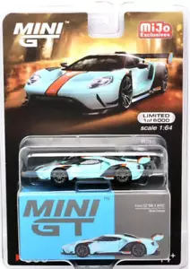 MINI GT Ford GT MK II Blue/Orange GULF MiJo Exclusives Limitiert auf 6000 Stück - Bild 1 von 1