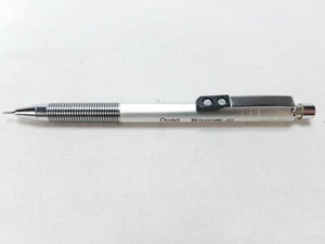 Lápiz mecánico Pentel Technomatic 0,5 mm PN3015 plateado Japón todo cuerpo metálico - Imagen 1 de 6