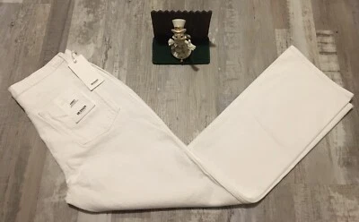 Pantalones de mezclilla Hudson nuevos con etiquetas Abbey tiro alto corte bota talla 30 blancos nuevos $215 Foto 1 de 4