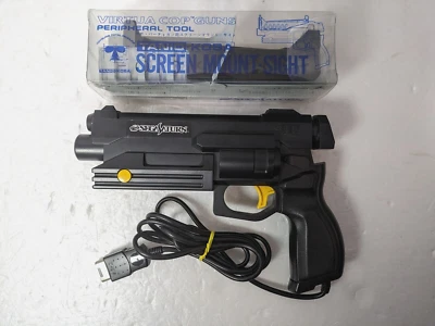 Virtua Gun Controller HSS-0152  Screen mount sight Sega Saturn SEGA SS Japan - Image 1 of 4