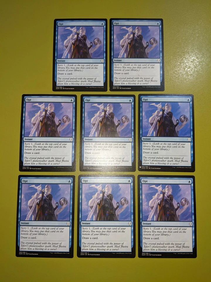 8 Opt Dominaria Magic the Gathering MTG 8 - Image 1 of 1