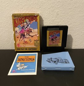 King Of Kings The Early Years (Nintendo NES, 1991) Cib Complete TESTED Works