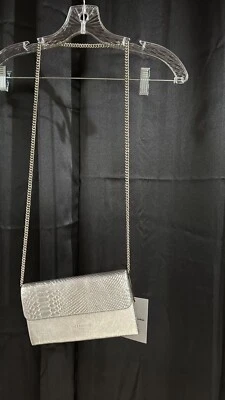 Nuevo con etiquetas Bolso sin asas Liebeskind Berlin de cuero de serpiente en relieve con cadena D42 Foto 1 de 2