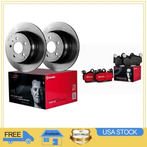 For Ford Fusion 2006~2012 3x Rear Brembo Brake Pad Set Brake Rotor - Picture 1 of 6