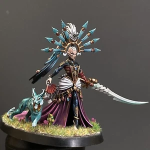 Yvraine Craftworlos Games Workshop Warhammer 40.000 40k Ejército Preventa Pintado - Imagen 1 de 7