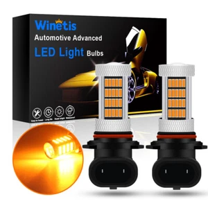 9005 92SMD LED DRL Daytime Running Light Bulb Amber Yellow For Honda Civic Acura - Picture 1 of 8