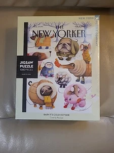 The New Yorker Magazine Baby Fa Freddo Fuori Cane Puzzle 1000 Pezzi - Foto 1 di 6