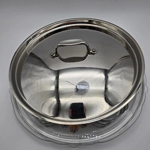 Tapa de repuesto para ollas y sartenes de 12" acero inoxidable acabado espejo resistente. - Imagen 1 de 7