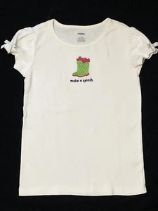 Gymboree Girls Size 9 Showers of Flowers Make A Splash T Tee Shirt Top - Picture 1 of 3