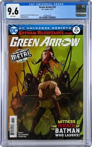Green Arrow #32 CGC 9.6 (Dec 2017, DC) 2nd Batman Who Laughs, Dark Nights Metal - Picture 1 of 2