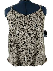 Torrid 5 Leopard Bolts Swing Cami V-Ausschnitt superweich Tier verstellbar 5X 28 neu - Bild 1 von 10