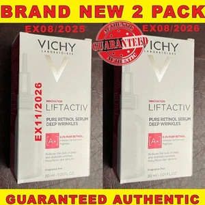 Vichy Laboratoires Liftactiv Pure Retinol Serum Deep Wrinkles 1 fl oz EX8/25 2PK - Picture 1 of 1