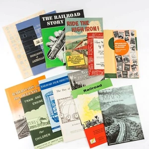 14 Vintage 1953 - 1955 Association of American Railroads Washington DC Brochures - Picture 1 of 8