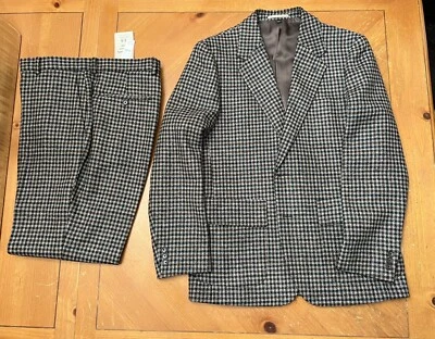 Shetland Tweed Suit - JCREW- Check Multi Color - Heavy Wool -REGULAR FIT! - Image 1 of 4