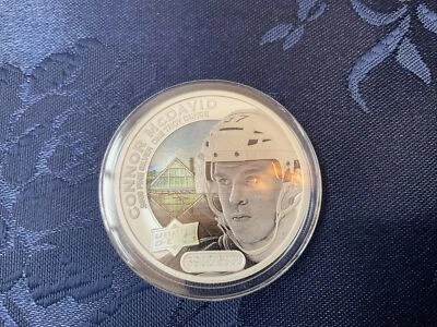2017 Upper Deck Grandeur CONNOR MCDAVID  RC 1 OZ SILVER  9999 FINE SILVER  /5000 - Image 1 of 4