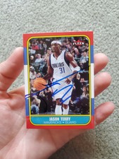 2006-07 Fleer 1986 20th Anniversary Jason Terry Mavericks Auto AUTOGRAPH SIGNED