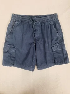 abercrombie and fitch cargo shorts Mens Medium Navy - Picture 1 of 6