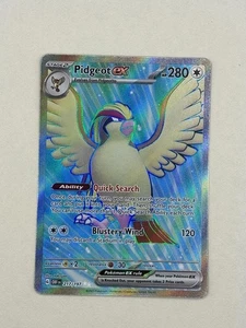 Pidgeot ex 217/197 SV03: Obsidian Flames Holo casi nuevo - Imagen 1 de 2