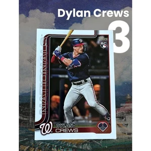2025 Topps Series 1 Dylan Crews Oversized Card Superbox Exclusive RC Nationals - Bild 1 von 2