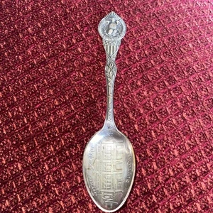 Sterling Souvenir Spoon SEATTLE LADIES EAGLE CONVENTION 1908 - Picture 1 of 5