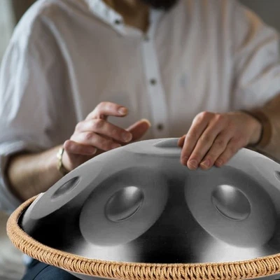 Handpan Drum Instrument 18 Inches G Minor 9Notes Steel Hand Drum For Meditation - Image 1 of 4