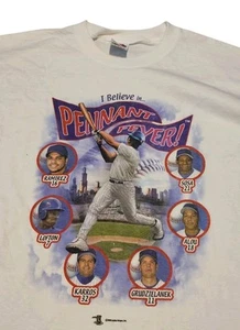 Vintage 2003 MLB Chicago Cubs Fever Pitch Pennant Race Baseball T-Shirt Size XL - Picture 1 of 6