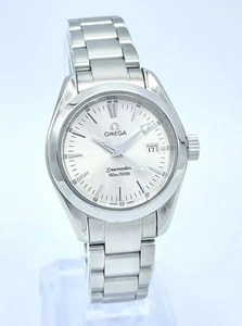 Ladies Omega Seamaster Aqua Terra 150m Silver Dial 29mm Stainless Steel 2577.30 - Picture 1 of 14