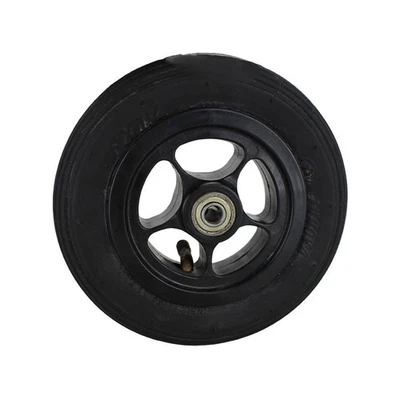 MARKENLOS Schwarzer 6 Zoll Vorderrad Reifensatz für Ottobock Elektrorollstuhl Vorderräde