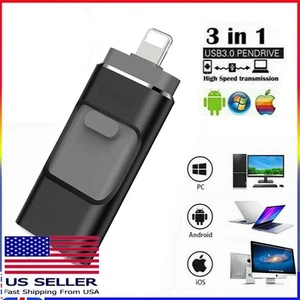 Unidad flash USB 3.0 pulgar 64 GB-2 TB memoria almacenamiento externo para iPhone iPad - Imagen 1 de 10