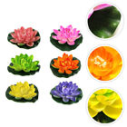 6 PCS Pond Flower Decoration Water Lily Pad Ornament Artificial Lotus Pool