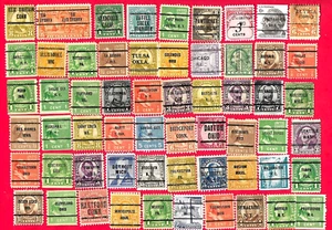U. S. Precancel Stamps Used with Special Delivery & Double Line Cancels 20😊 - Picture 1 of 1