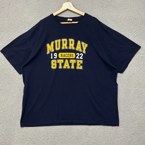 Murray State Racers T-shirt Men's 3XL Blue Short Sleeve NCAA College Cover