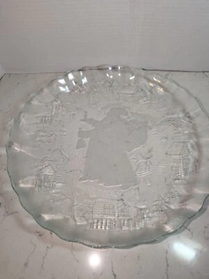 Vintage Crystal Clear Studios Santa Claus Platter-1992-Indonesia-13" - Изображение 1 из 4