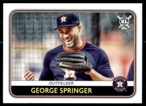2020 Big League Base #5 George Springer - Houston Astros