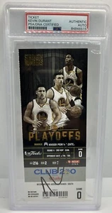 Kevin Durant Signed Auto Warriors 2017 NBA Finals Game 5 Ticket Stub PSA/DNA MVP - Picture 1 of 2
