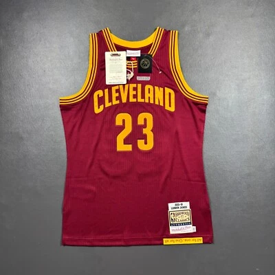 100% Authentic Lebron James Mitchell & Ness 2015 2016 Cavaliers Jersey Size 40 M - Image 1 of 4