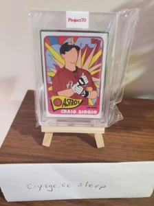 Topps Project 70 #62 Craig Biggio by Fucci Artist Proof #/51 - Hand Numbered - Picture 1 of 2