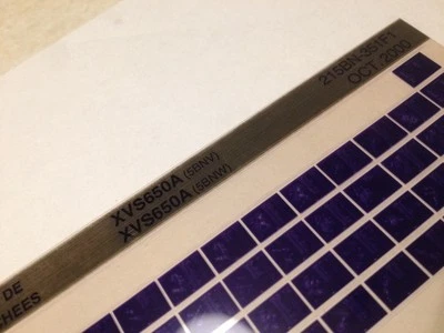 Catálogo De Piezas Micro Ficha Yamaha XVS650A XVS650 A XVS 650 - Imagen 1 de 2