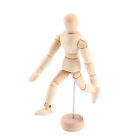 Figurine en bois classe art mannequin homme modèle mobile en bois 4,5 pouces Hmo