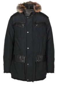 MATCHLESS Mens  Hereford Down Nylon Parka Colour Black Size  UK 44 / XL BNWT  - Picture 1 of 12