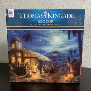 Thomas Kinkade Ceaco Jigsaw Puzzle The Nativity Christmas 1000 Pieces NEW Sealed - Picture 1 of 5