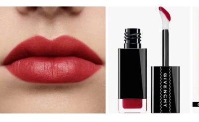 Líquido de larga duración Givenchy Lip Stain Tint Encre Interdite # 06 "Radical Red" Foto 1 de 4