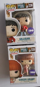 FUNKO POP  GILLIGANS ISLAND  GINGER 1330 & GILLIGAN 1336 - Picture 1 of 6
