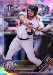 2019 BOWMAN CHROME DRAFT - REFRACTOR - PROSPECT - THOMAS DILLARD