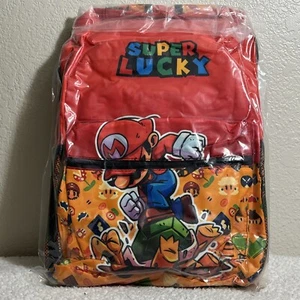 Super Mario Bros Backpack Kids School Bag - Mario Luigi Yoshi Nintendo Gift - Picture 1 of 2
