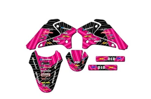 DRZ 125 RACE SERIE 2001-2007 kit de gráficos rosa Senge compatible con Suzuki - Imagen 1 de 10